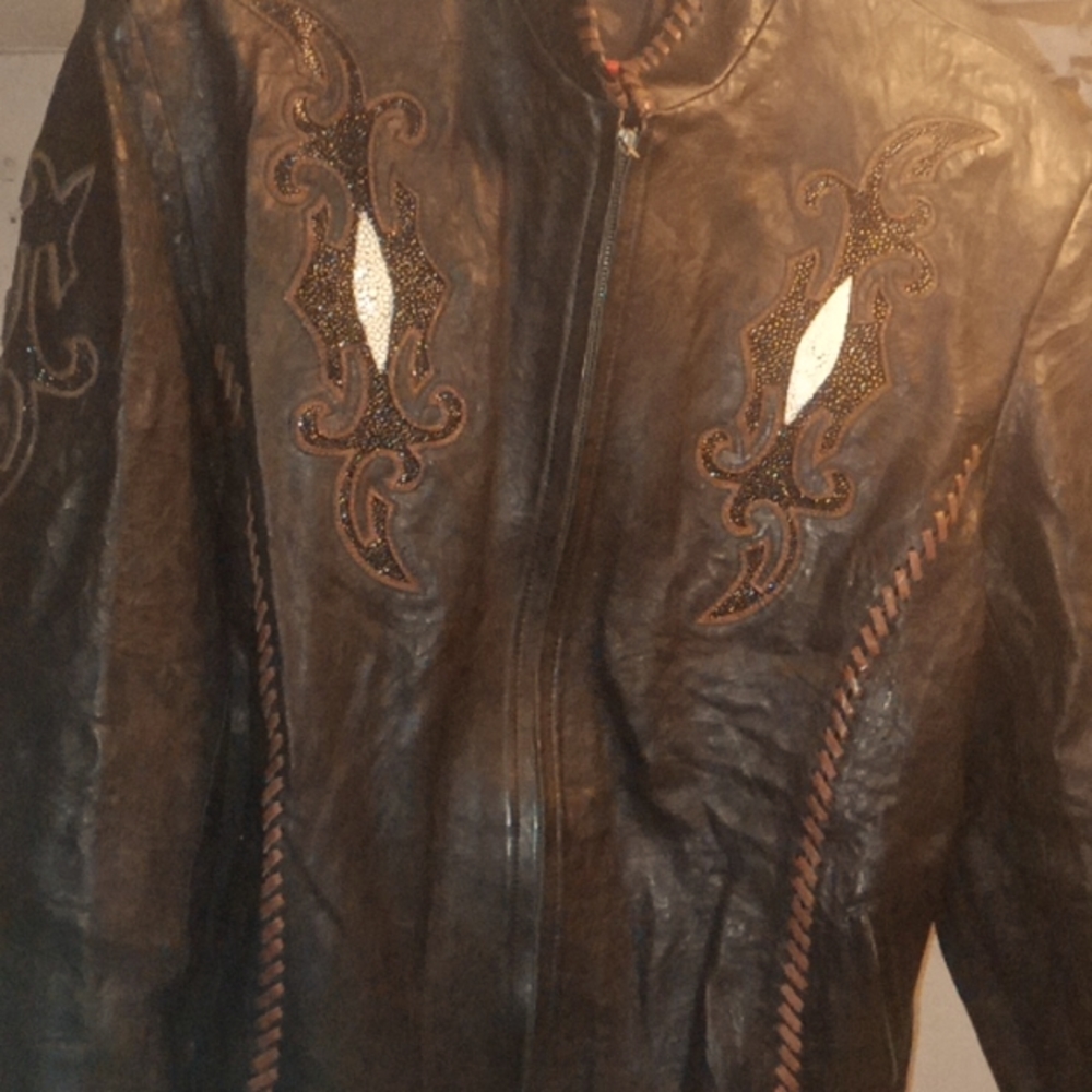 Leather jacket